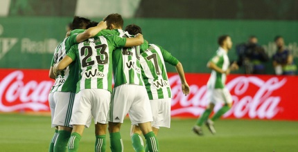 שחקני בטיס חוגגים (La Liga)