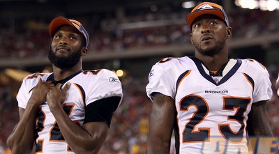 צ&acute;מפ ביילי עם וויליס מגי. מאמן חדש בדנבר (GettyImages)