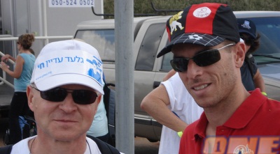 נועם שליט עם קפטן הפועל חיפה, אייל טרטצקי
