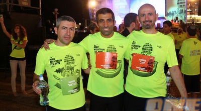 המשתתפים במירוץ הלילה (שי לוי)