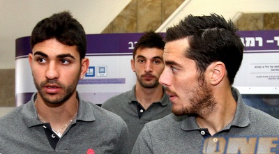 תמיר כהן עם חן עזריאל ואלון תורג´מן (שי לוי) תמיר כהן עם חן עזריאל ואלון תורג´מן (שי לוי)