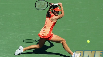 אנה איבנוביץ´. הביסה את יוהנה לארסון (GettyImages)