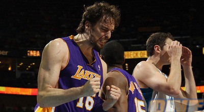 פאו גאסול מרוצה מול ניו אורלינס (GettyImages)