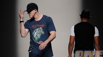 קיינר-מדלי מדגמן בשבוע האופנה במדריד (GettyImages) קיינר-מדלי מדגמן בשבוע האופנה במדריד (GettyImages)