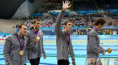 פלפס נפרד מהקהל. פרש עם 22 מדליות אולימפיות (GettyImages)
