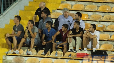 יואב כץ ביציע (עמית מצפה) יואב כץ ביציע (עמית מצפה)