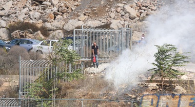 אנשי הכיבוי מכבים שריפה באימון בית&qout;ר (גיא בן זיו)