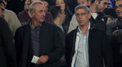 גולדהאר וקרויף ביציע (יניב גונן)