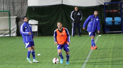 ורמוט, רפאלוב ודאבור באימון הנבחרת (ההתאחדות לכדורגל)