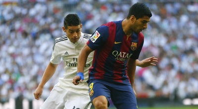 לואיס סוארס מול חאמס רודריגס (רויטרס) לואיס סוארס מול חאמס רודריגס (רויטרס)