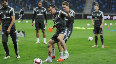 גארת´ בייל באימון נבחרת וויילס (עמרי שטיין) גארת´ בייל באימון נבחרת וויילס (עמרי שטיין)