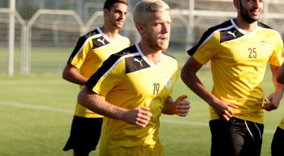 רוסלן ברסקי. גם הוא מנסה להרשים (משה חרמון)