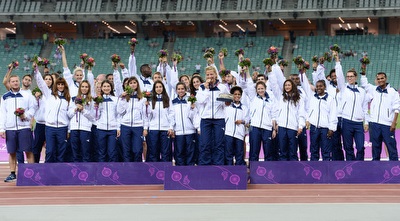 נבחרת האתלטיקה לקחה מדליה קבוצתית (הוועד האולימפי בישראל)