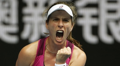 יואהנה קונטה. חוגגת הישג אדיר עבורה (רויטרס) יואהנה קונטה. חוגגת הישג אדיר עבורה (רויטרס)