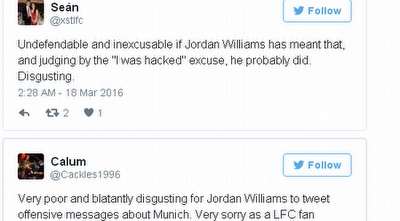 גולשים מגיבים לציוץ של ג&acute;ורדן וויליאמס (מערכת ONE)