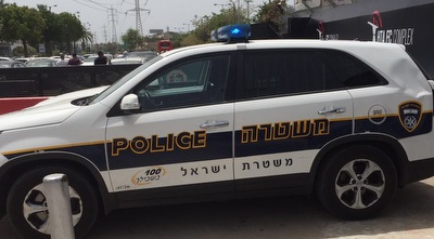 ניידת המשטרה במתחם (מערכת ONE)