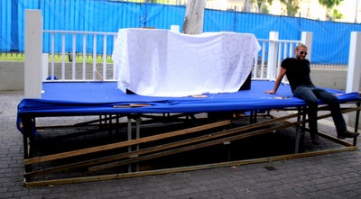 במת אליפות בבלומפילד (משה חרמון) במת אליפות בבלומפילד (משה חרמון)