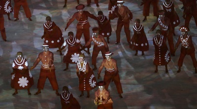 הרקדנים הברזילאים במראקנה (רויטרס) הרקדנים הברזילאים במראקנה (רויטרס)