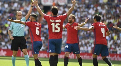 שחקני אוסאסונה מתוסכלים (La Liga)