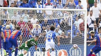 מסי מול יון אנדר סראנטס בפנדל (La Liga)