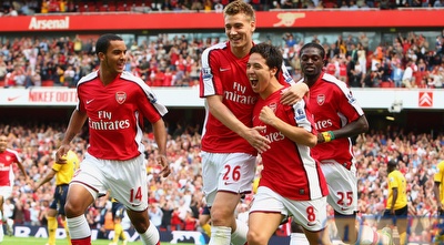 נאסרי חוגג את שער הבכורה מול ווסט ברומיץ' (Gettyimages) נאסרי חוגג את שער הבכורה מול ווסט ברומיץ' (Gettyimages)