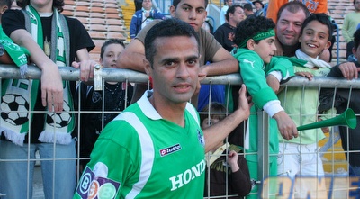 אלון חרזי. הפך לאדם אהוד ולא רק על ידי אוהדי חיפה (עמית מצפה) אלון חרזי. הפך לאדם אהוד ולא רק על ידי אוהדי חיפה (עמית מצפה)