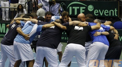 נבחרת הדייויס עם ריקוד הניצחון (אמיר לוי) נבחרת הדייויס עם ריקוד הניצחון (אמיר לוי)