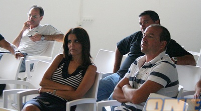 אייל ברקוביץ´ ואלונה ברקת בכנס בהתאחדות (רועי גלדסטון) אייל ברקוביץ´ ואלונה ברקת בכנס בהתאחדות (רועי גלדסטון)