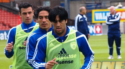 אליניב ברדה, יואב זיו וקולאוטי באימון הנבחרת בבלפסט (אתר ההתאחדות לכדורגל) אליניב ברדה, יואב זיו וקולאוטי באימון הנבחרת בבלפסט (אתר ההתאחדות לכדורגל)