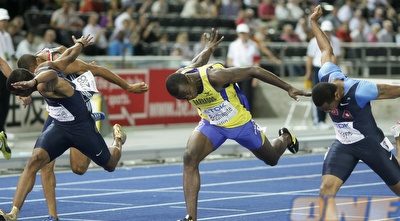 הפיניש הדרמטי של גמר ה-110 משוכות (רויטרס)