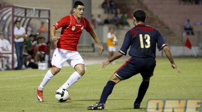 דוד רביבו מול פונטרומלי (תומר גבאי) דוד רביבו מול פונטרומלי (תומר גבאי)