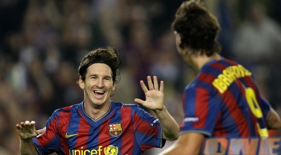 מסי עם איברהימוביץ´ (רויטרס) מסי עם איברהימוביץ´ (רויטרס)