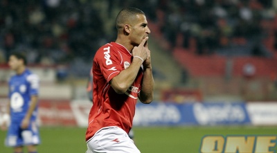 יוסי אופיר חוגג את השער (אלעד ירקון)