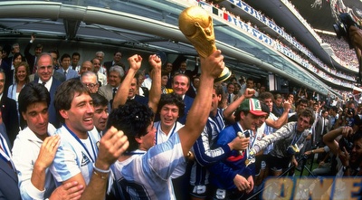 מראדונה 1986 (GettyImages) מראדונה 1986 (GettyImages)