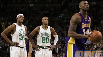 קובי בראיינט ריי אלן פול פירס (רויטרס) קובי בראיינט ריי אלן פול פירס (רויטרס)