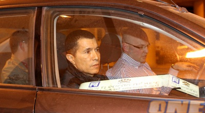 לובין וטביב מגיעים לפגישה (שי לוי)