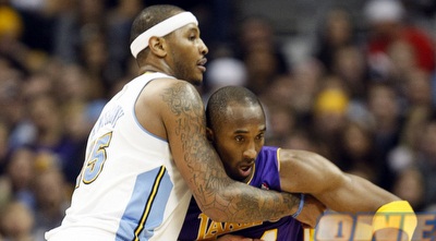 קובי נגד כרמלו. ניצחון חוץ ללייקרס (רויטרס)