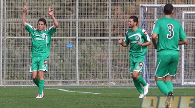 דור כוכב חוגג את השער השני של מכבי חיפה (עמית מצפה) דור כוכב חוגג את השער השני של מכבי חיפה (עמית מצפה)