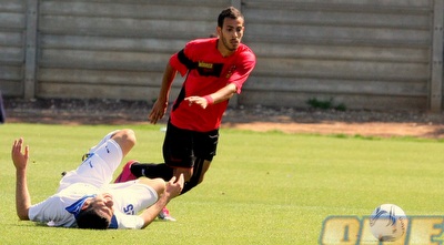 עומרי עטיה משאיר את איתן טיבי על הדשא. ניסיון מעניין של המגן (משה חרמון)