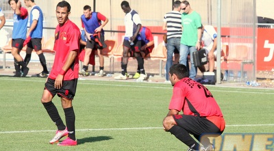 שחקני רעננה מאוכזבים בסיום (משה חרמון)