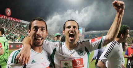יובל שפונגין בטירוף בסיום הגמר (Omonianews)