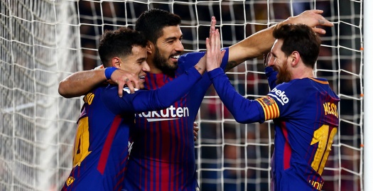 מסי, סוארס וקוטיניו. הצגה (La Liga)