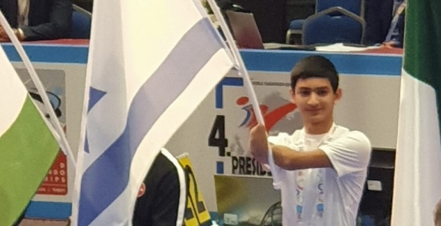אסף יסעור באנטליה (תמונה באדיבות הוועד הפראלימפי)