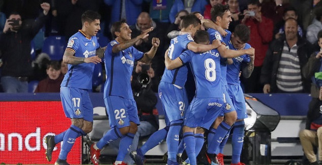 שחקני חטאפה חוגגים (La Liga)