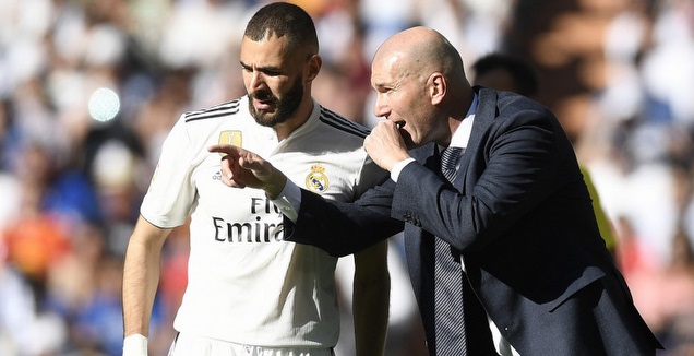 זינדין זידאן עם קארים בנזמה (La Liga)