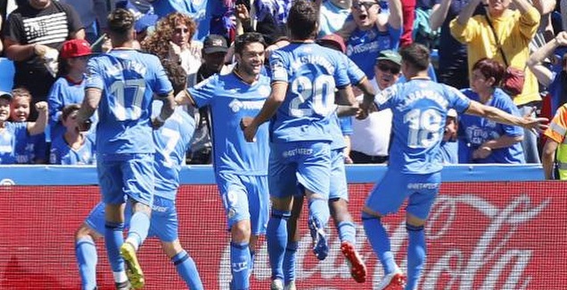 שחקני חטאפה חוגגים (La Liga)