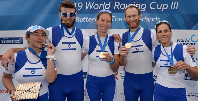 מיכל פיינבלט, סימונה שטוק גורן,ברק חצור, ואחיה קליין (DETLEV SEYB, באדיבות מרכז דניאל לחתירה)