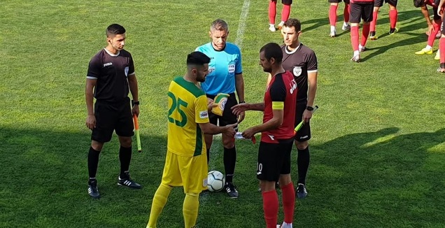 גבריאל תאמאש במשחק האימון (הפייסבוק של הפועל חיפה)
