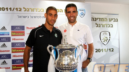 באדיר וקטן. הפכו מחברים לקבוצה על יריבים קבועים על התארים בליגה (שי לוי)