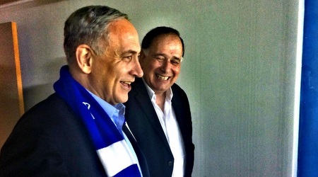 בנימין נתניהו עם יונה יהב (דוברות עיריית חיפה)